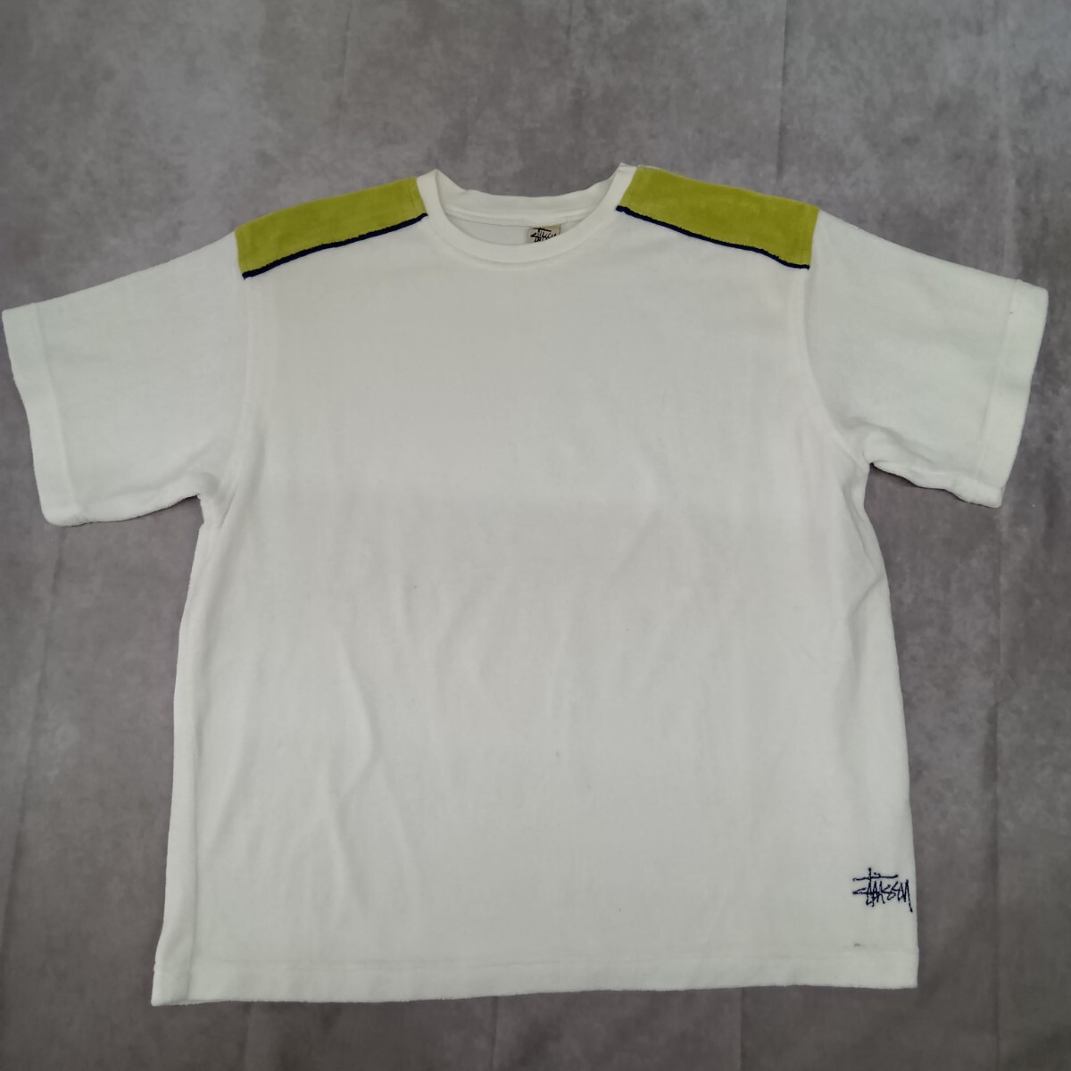 OLD STUSSY MADE IN OZ 80s パイル Tシャツ オールド ステューシー パイルTシャツ Мサイズ拍卖