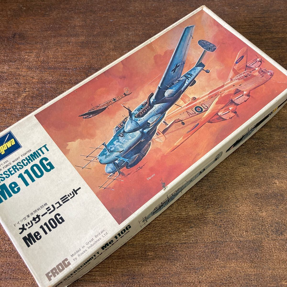 ハセガワ FROG メッサーシュミット Me 110G 1/72拍卖