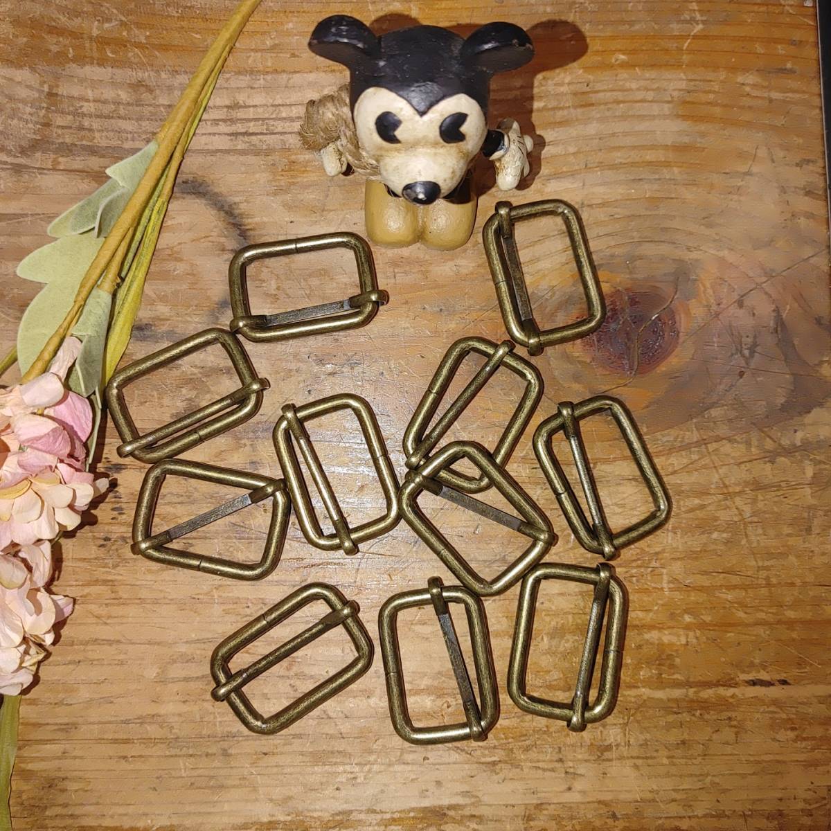 線径太めのリュックカン 32mm アンティークゴールド 10個セット拍卖