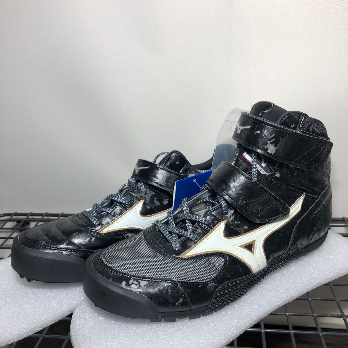 MIZUNO ミズノ フィールドジオ JT-C 陸上 やり投げ専用 右投げ用 スパイクシューズ 27.0cm 2E ブラック×ホワイト U1GA204652拍卖