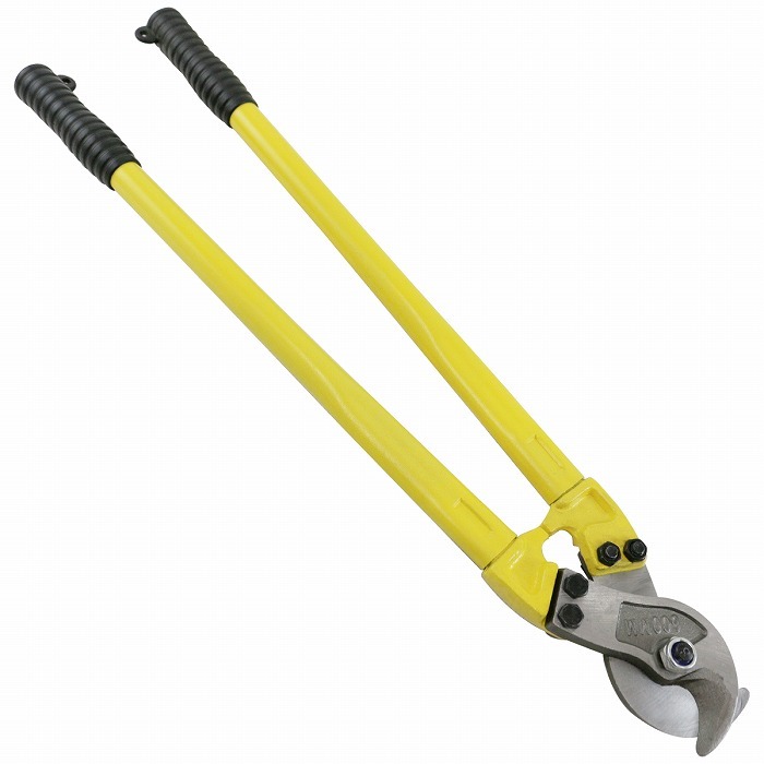 【送料無料】両刃式 ケーブルカッター 600mm/60cm ワイヤーカッター ロープ 番線カッター 切断50mm ケーブル 線 配線 電線 工事 整備拍卖
