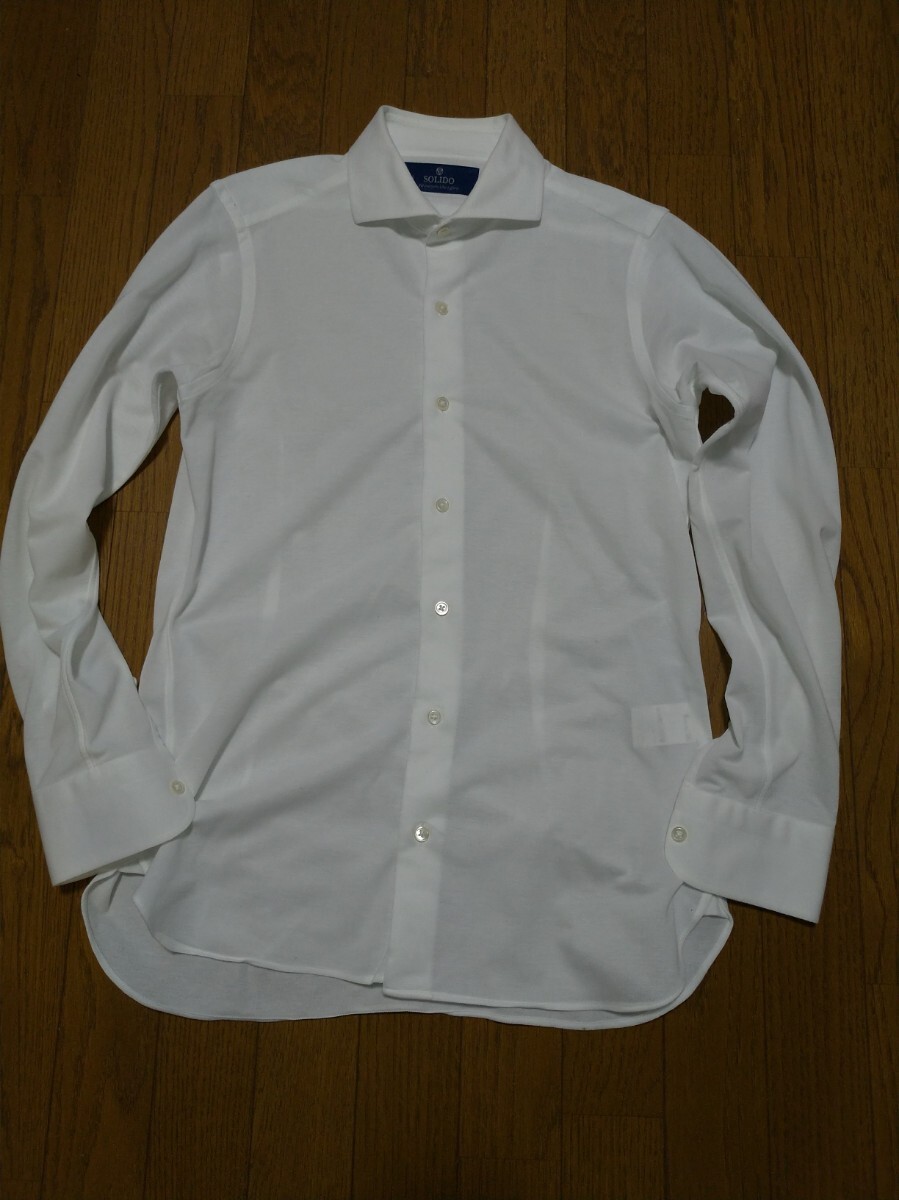 TATRAS タトラス ソリード SOLID 長袖 ドレスシャツ ワイシャツ メンズ 日本製 TATRAS JAPAN 高級仕立て マチ付き拍卖