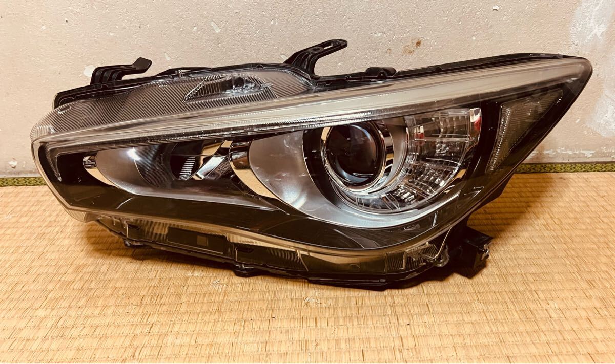 スカイライン DAA-HV37 左ヘッド ランプ ライト KH3 100-23616 26010-4GA0A T240拍卖