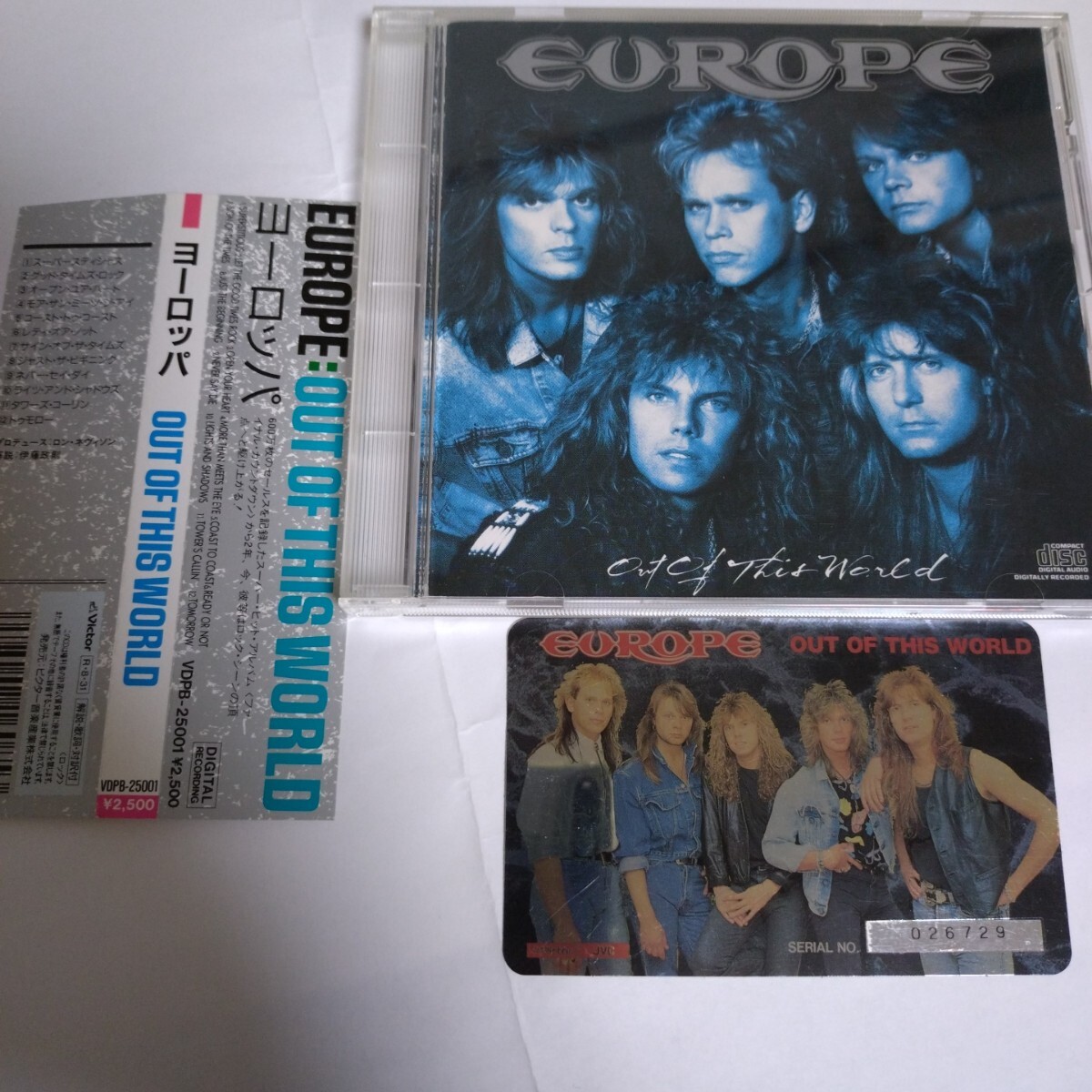 帯付★ステッカー付★ピクチャーCD★ヨーロッパ★アウト・オブ・ディス・ワールド★EUROPE★OUT OF THIS WORLD #マディソン #TREAT #TNT拍卖