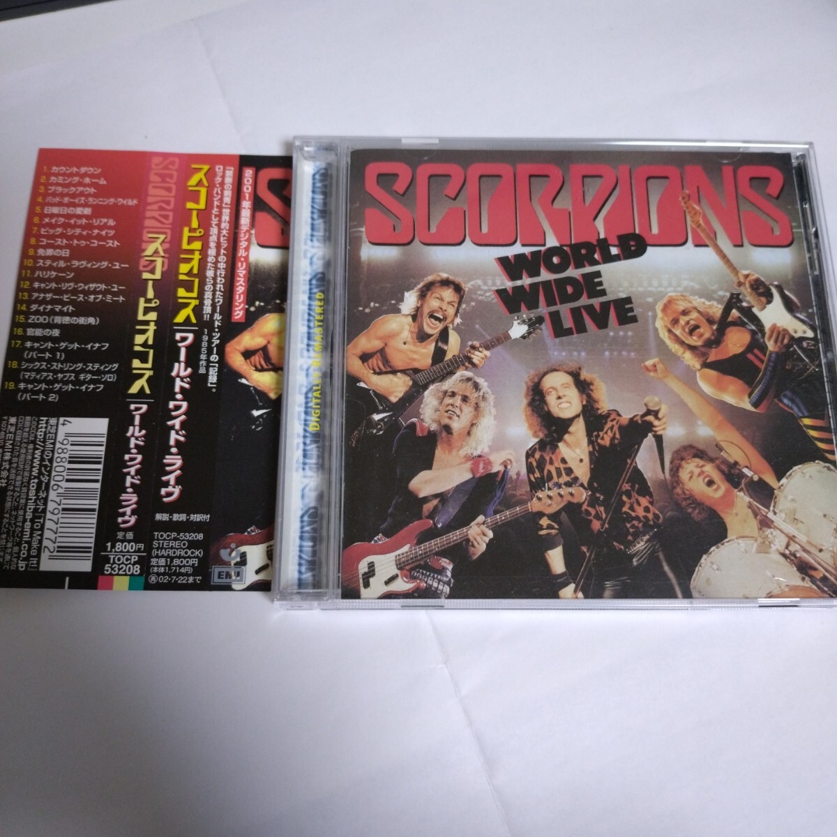 02年盤★廃盤★国内盤★帯付★スコーピオンズ★ワールド・ワイド・ライヴ★SCORPIONS★WORLD WIDE LIVE★TOCP-53208拍卖