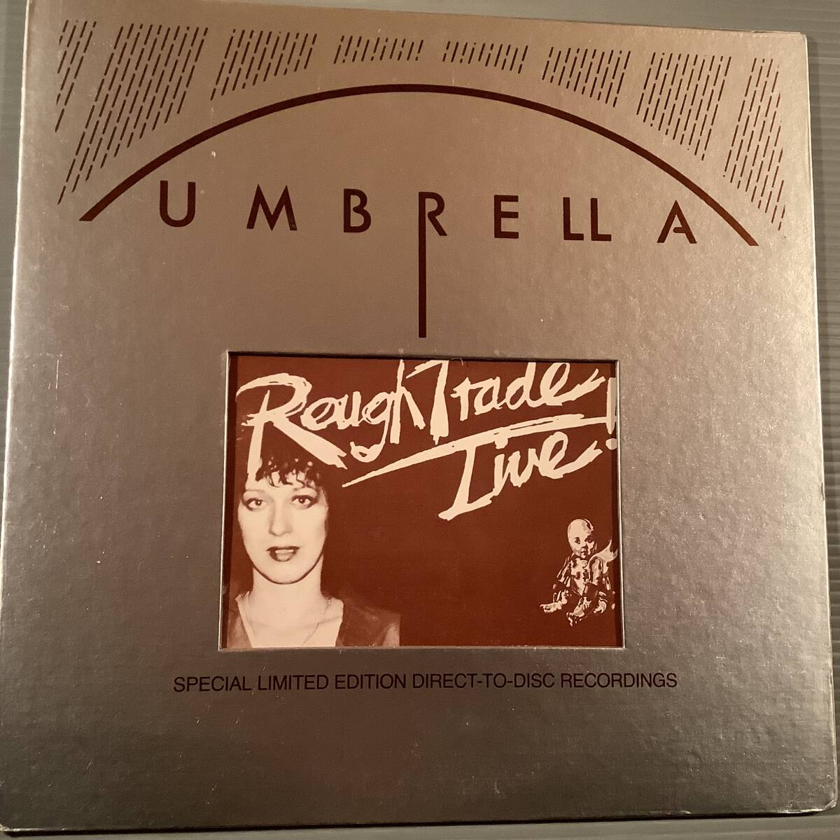 LP(オリジナル カナダ盤)●UMBRELLA/ROUGH TRADE LIVE!※限定No:00278※見開き変形刳り貫きジャケット●美品!拍卖