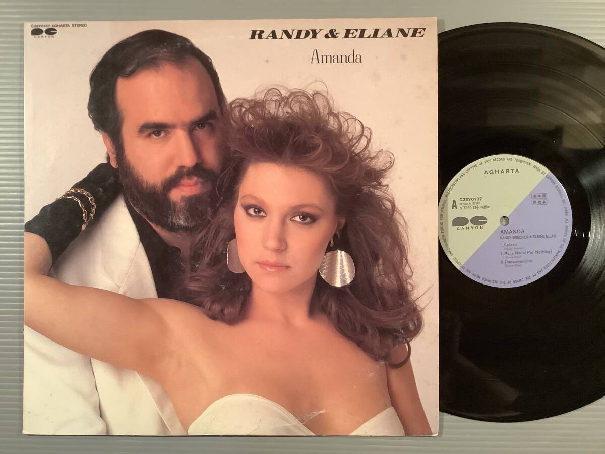 LP(プロモ 日本盤)●RANDY BRECKER & ELIANE ELIAS/Amanda※ブラジリアン メロウ エレクトロ・ディスコ フュージョン 渡辺貞夫参加●拍卖