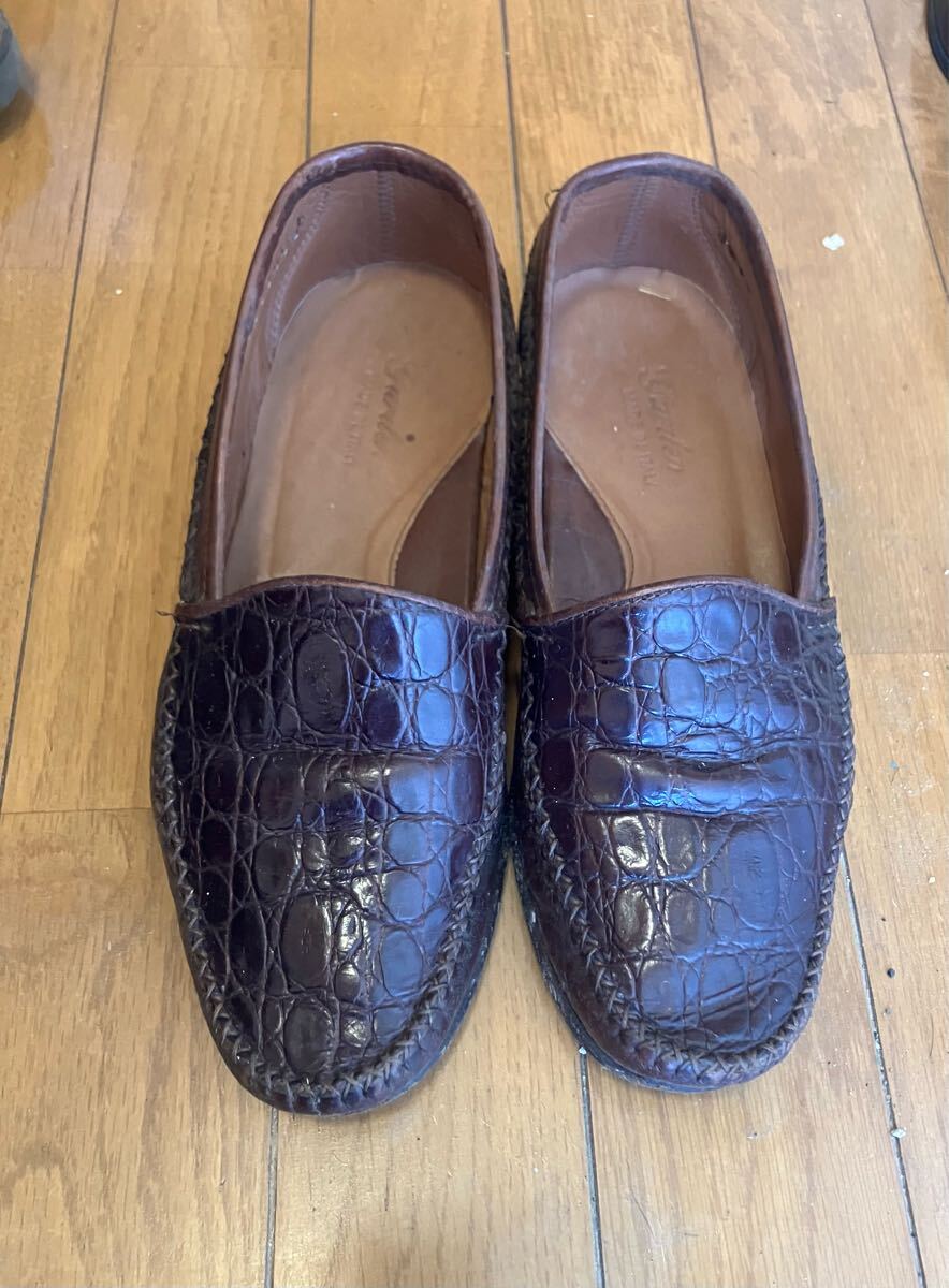 【中古品】Garden イタリア製 本革 38 茶色拍卖