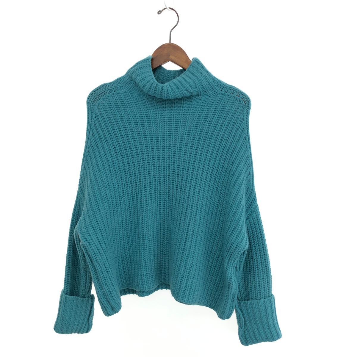 ◆DIESEL ディーゼル バックタグ グロップド長袖ニット  ◆ ネイビー レディース トップス 毛羽たちあり拍卖