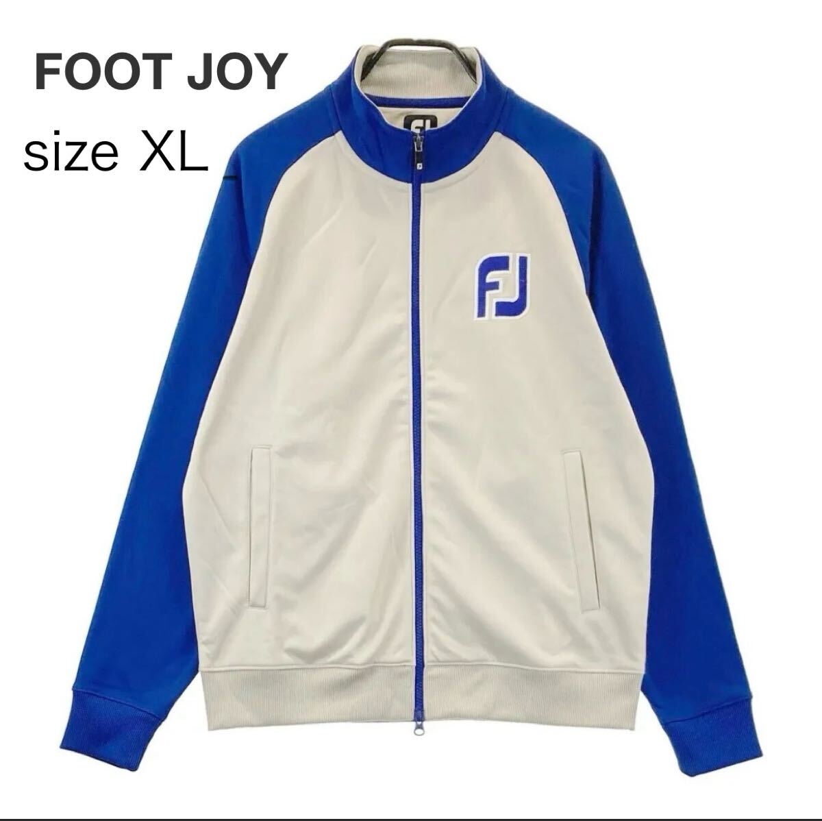 FOOT JOY フットジョイ メンズ XL ジップジャケット ゴルフウェア★裏起毛 ブルゾン アフター拍卖