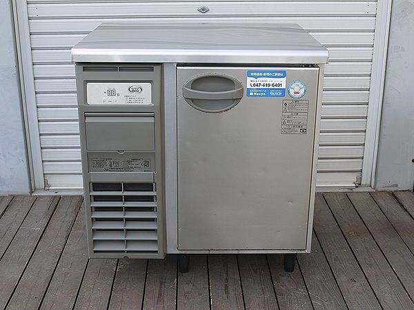 フクシマ 1ドア冷蔵コールドテーブル AYC-080RM 幅755×奥行600×高さ800 2016年製 中古拍卖