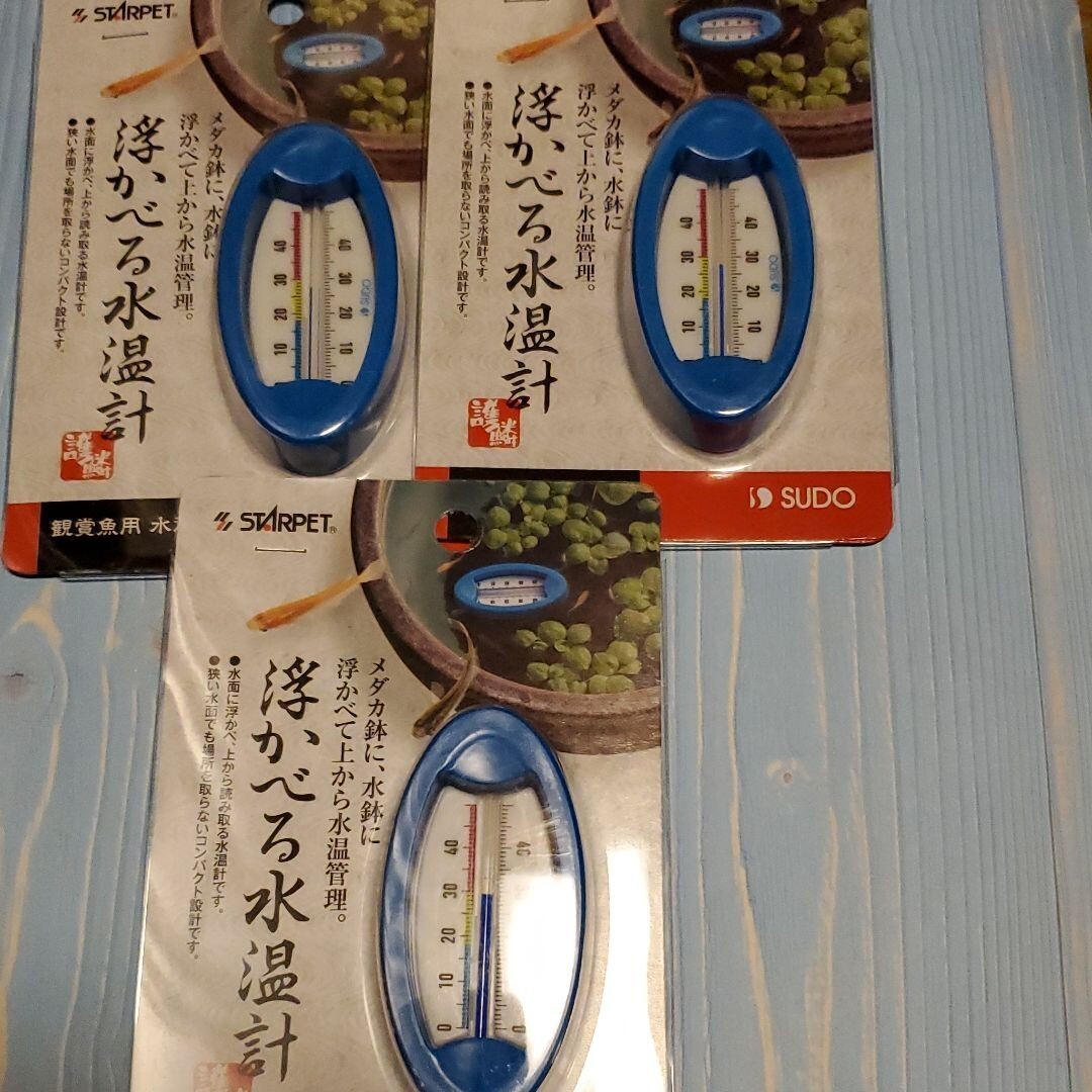 浮かべる水温計3個拍卖
