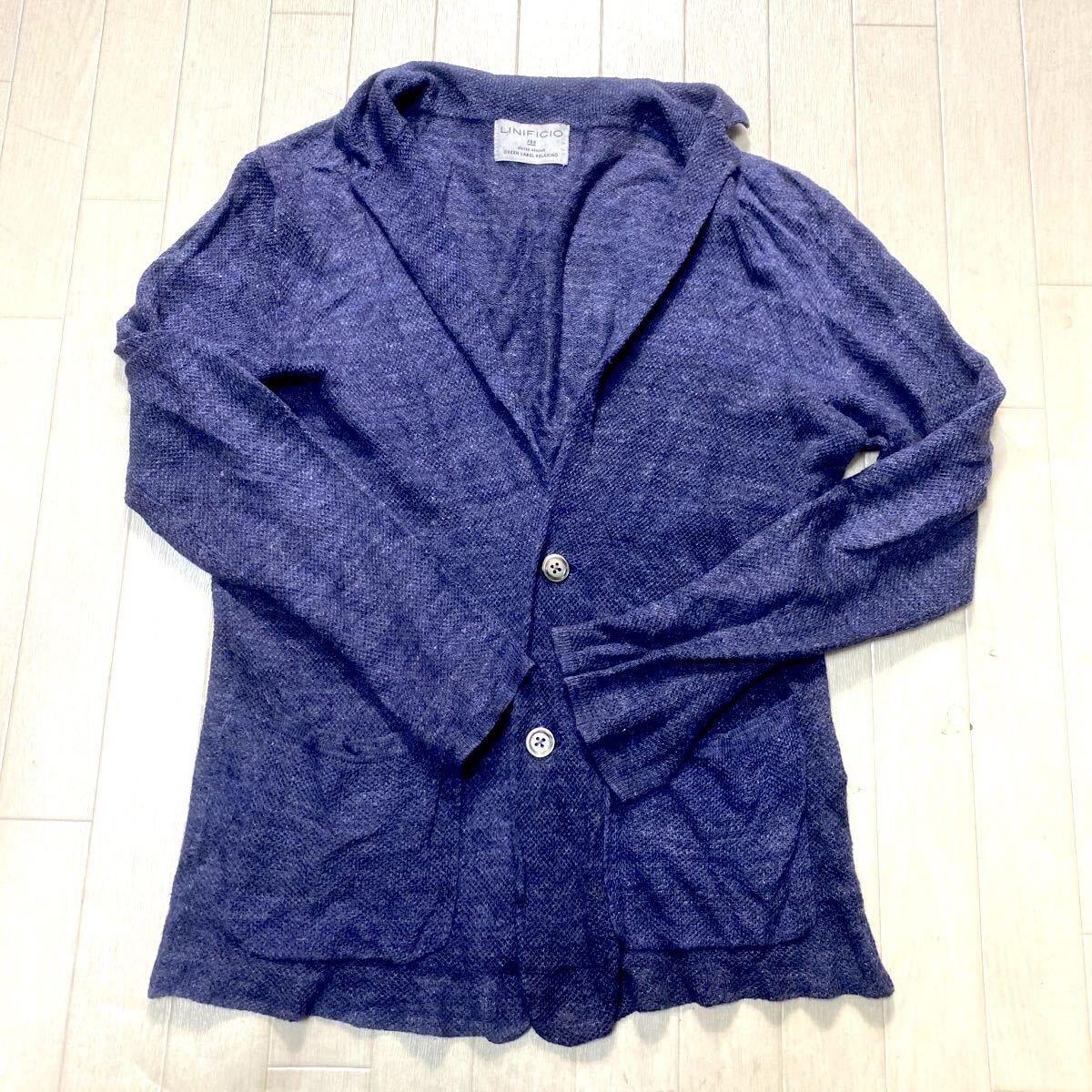 4140☆ LINIFICIO UNITED UNITED ARROWS GREEN LABEL RELAXING トップス カットソー ジャケット メンズ S拍卖