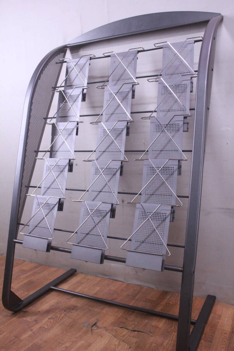 カタログスタンド パンフレットスタンド 15ポケット 中古現状品 詳細不明■(Z3514)拍卖