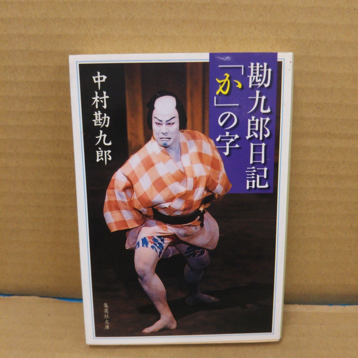 勘九郎日記「か」の字 (集英社文庫 な27-5) 中村勘九郎/著拍卖