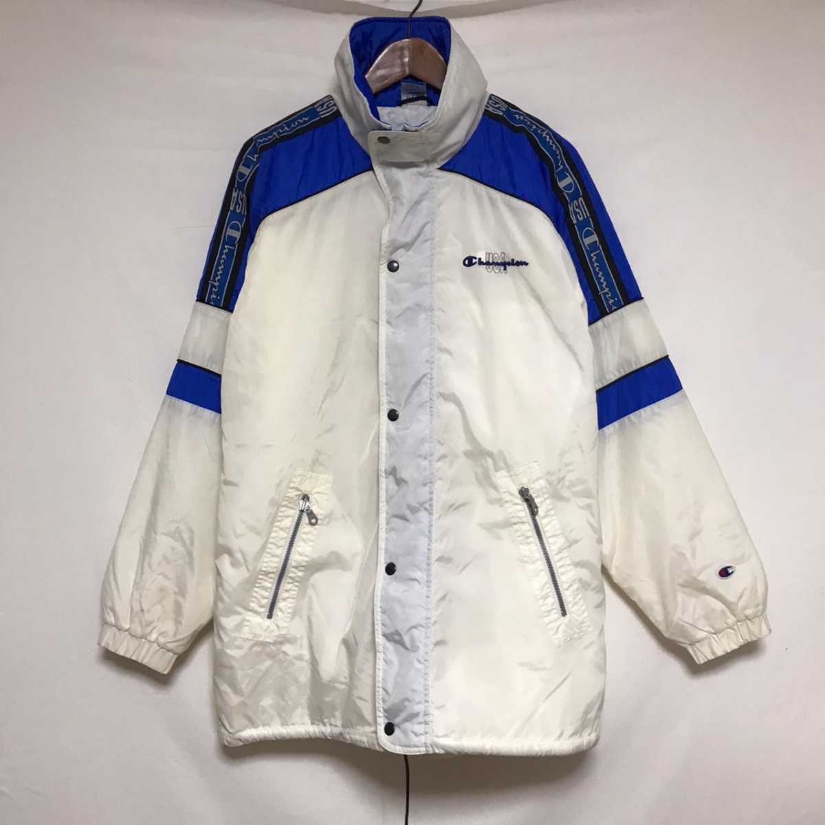 Champion チャンピオン ナイロンジャケット ブルゾン 刺繍 ロゴ バイカラー拍卖