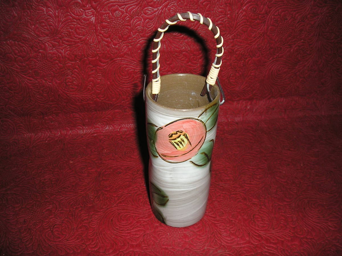 久谷 ■昭和の花瓶 ■一輪挿し 【保管/T】拍卖