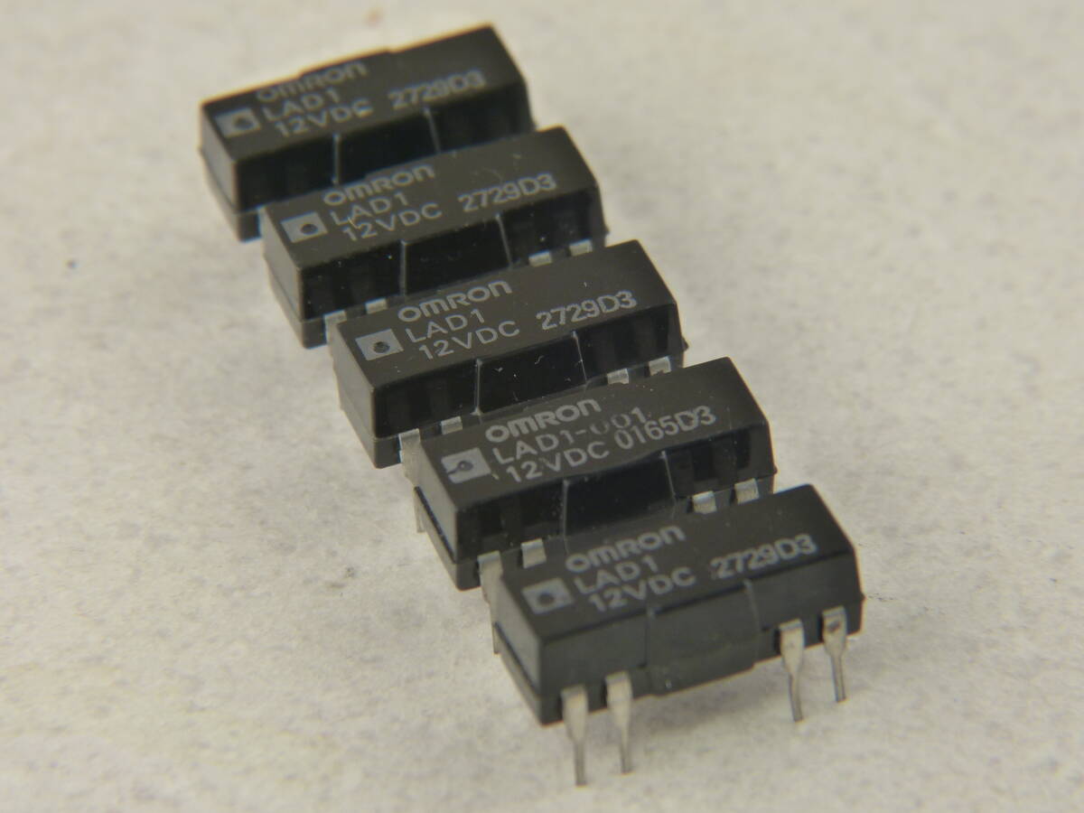 ★☆OMRON LAD1 DC12V10個、24V2個 基板用 未使用品☆★拍卖