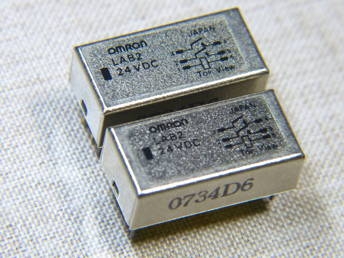★☆OMRON LAB2 DC24V、2個 基板用 未使用品☆★拍卖