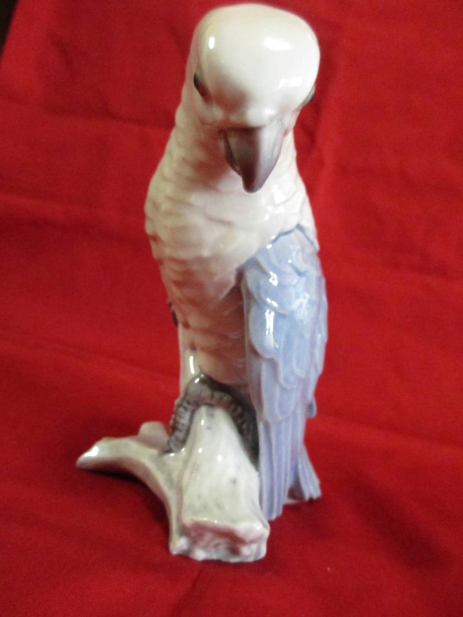 ビングオーグレンダール オウム フィギュリン B&G ロイヤルコペンハーゲン アンティーク拍卖