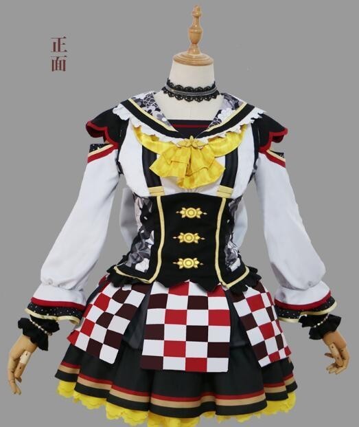 cos6390工場直販 高品質 実物撮影 ラブライブ! サンシャイン お正月編 国木田花丸 覚醒後 コスプレ衣装 別途靴追加可拍卖