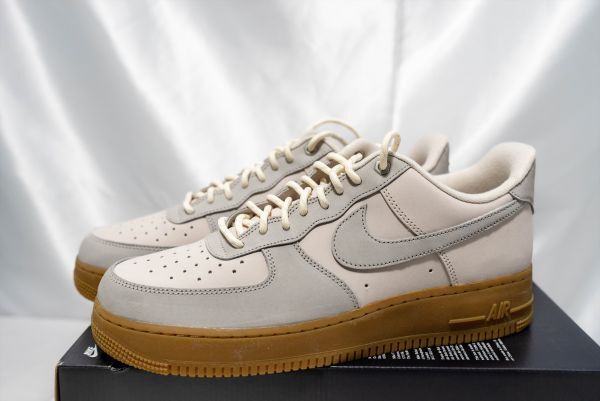値下げ【新品】ナイキNIKE シューズ エアフォース 1 '07 ガムソール グレーAF1 FD3365 001 メンズ スニーカー 30㎝拍卖