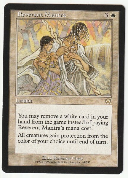 MMQ 恭しきマントラ/Reverent Mantra 英語1枚 4枚まで拍卖