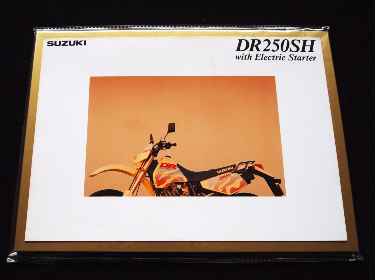 スズキ DR250SH 1992年? 良紙カタログ・美品・送料込拍卖
