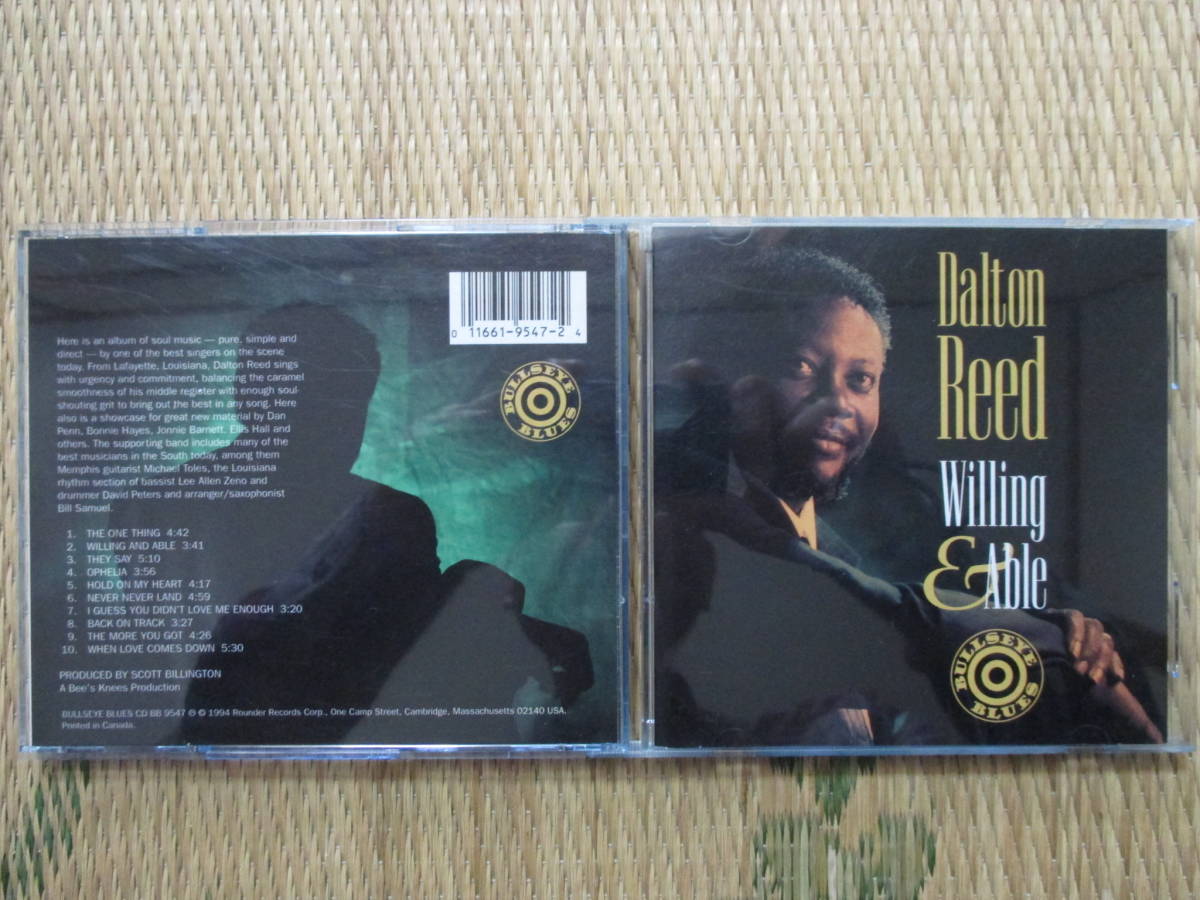 CD Dalton Reed「WILLING & ABLE」輸入盤 BB9547 盤の外周部および内周部に3㎜程度の傷あり ジャケット・ライナーは綺麗拍卖