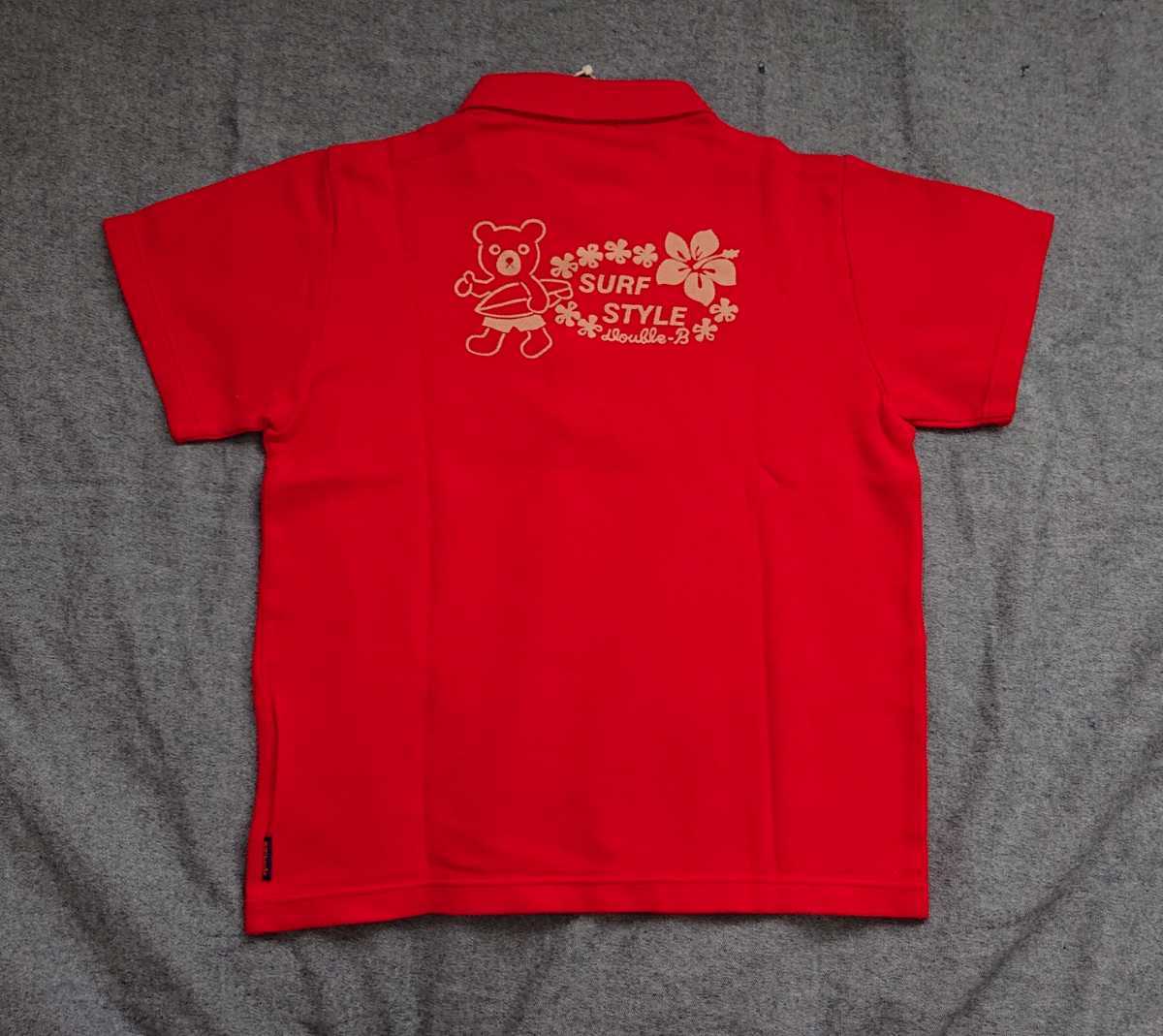 未使用 日本製 ミキハウス ダブルB SURF ポロシャツ 130拍卖