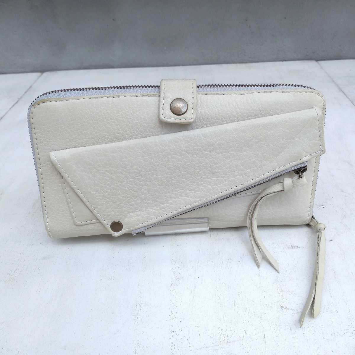 【B品】新品/アゴストショップ購入/レガレアリREGALEALI/牛革/レザー/ライダースウォレット/ラウンドジップ/ジッピーウォレット/長財布/拍卖