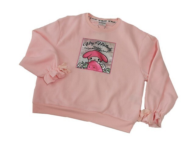 【新品】 サンリオ マイメロ トレーナー レディース【L】ピンク◆リボン sanrio マイメロディー My Melody マイメロ キティー 女性拍卖