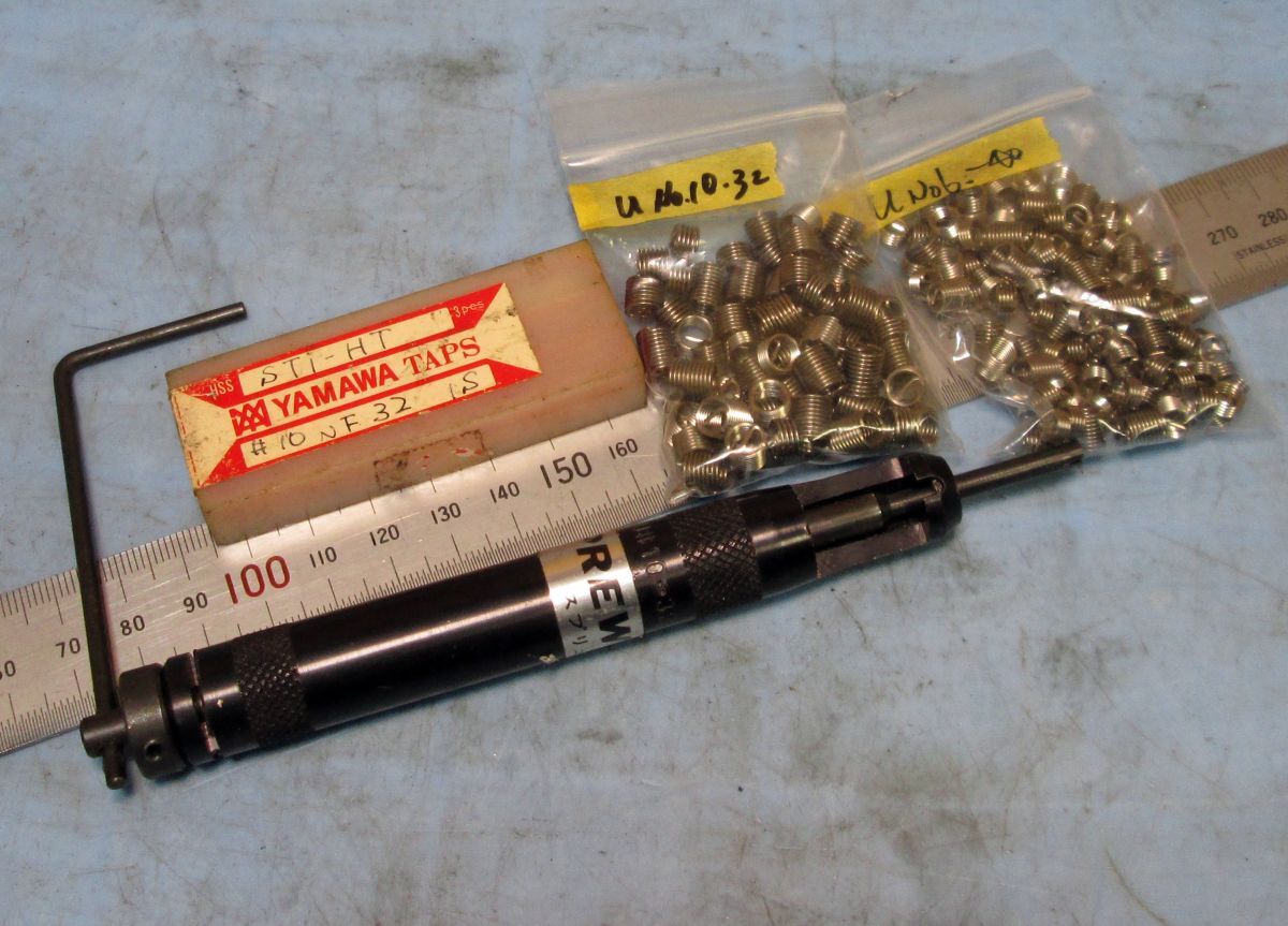 K932 リコイル ヘリサート U #10-32 / U #6-40? 等 置古し未使用品!拍卖