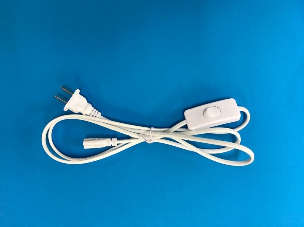 ■1本:LED蛍光灯一体型専用 電源ケーブルスイッチ コード 100V 3穴拍卖