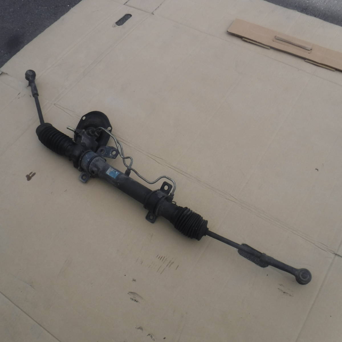 日産アベニールPNW10純正ステアリング ラック パワーステアリング ギアボックス タイロッド左右エンドSR20パワステ ラック部品取り車あり拍卖