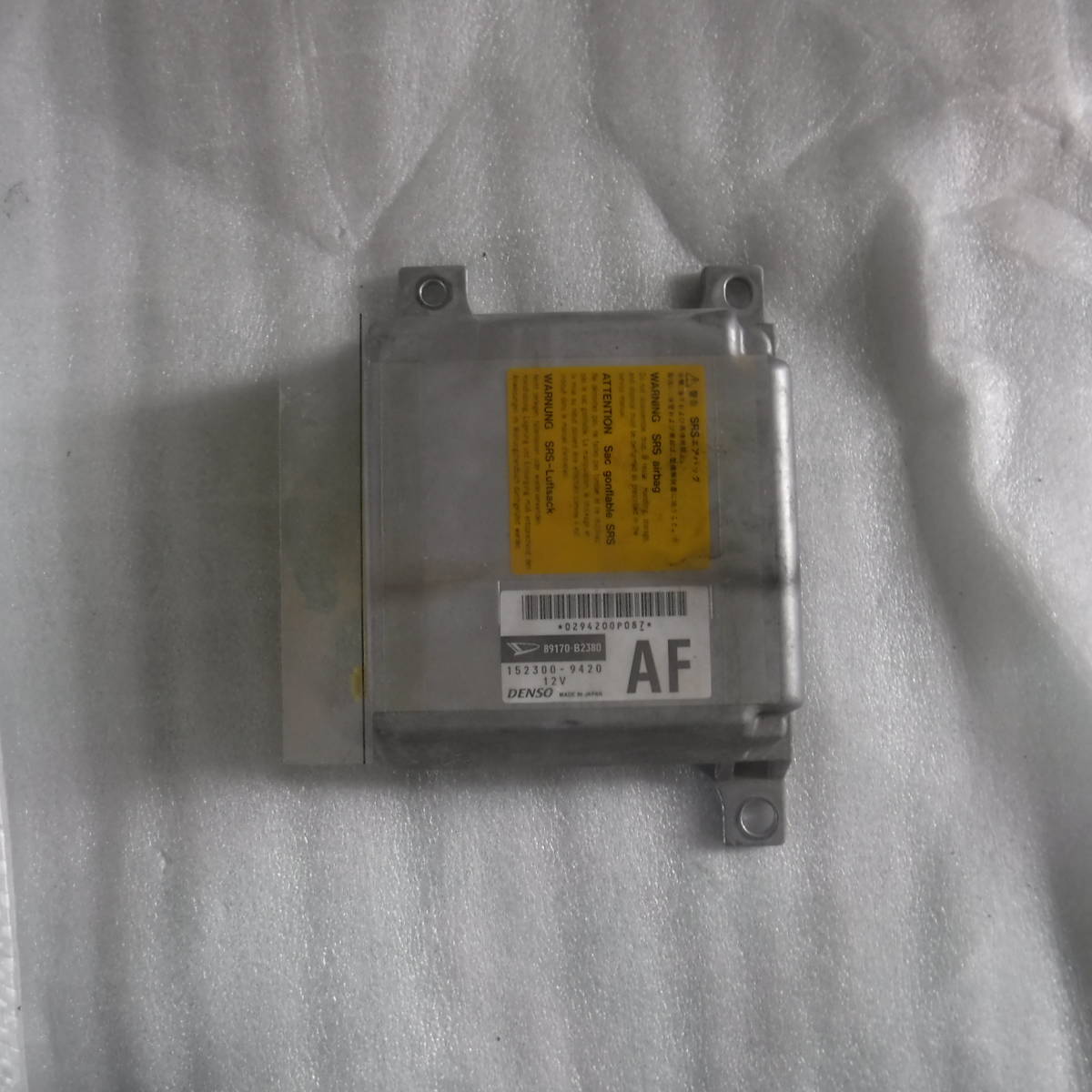 タントカスタムL350SエアバックCPUコンピューター エアバッグ コントロールL360S純正SRSユニット89170-B2380部品取り車あります拍卖