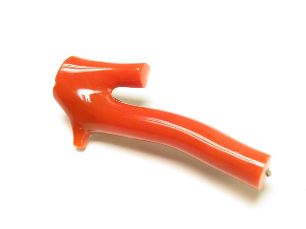 【9706】和装小物 明治 大正 昭和 赤珊瑚 ブローチ(初品・買取品)拍卖