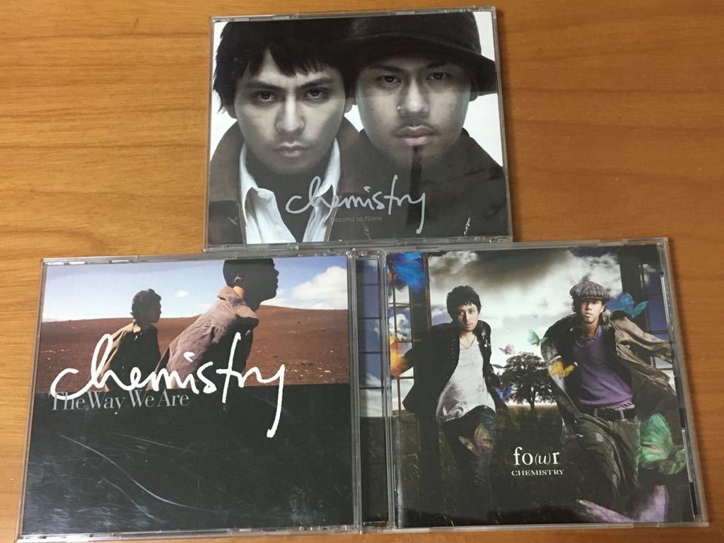 ☆☆ 送料無料 ☆☆ CHEMISTRY ケミストリー CD 3枚セット The Way We Are / Second to None / fo(u)r拍卖