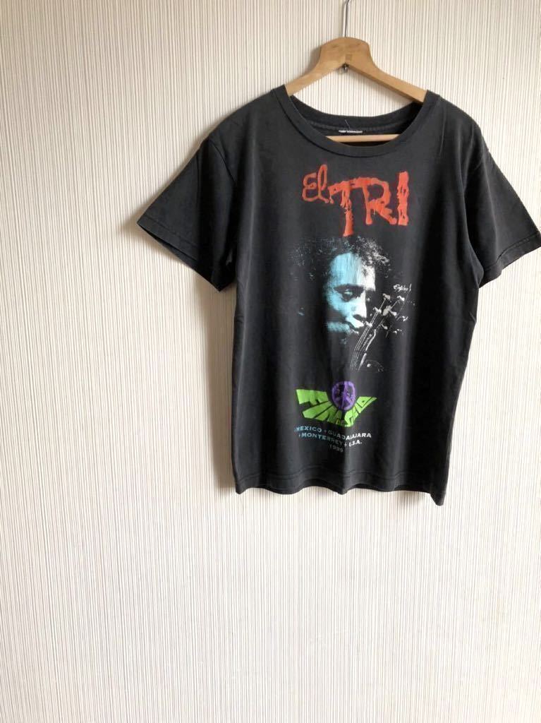 ☆★90s VINTAGE EL TRI エルトリ FIN DE SIGLO フィンデシグロ アルバム プリントTシャツ オールド ビンテージ メキシカン バンドT☆★拍卖