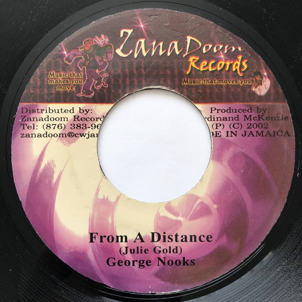 試聴 / GEORGE NOOKS / FROM A DISTANCE /reggae/dancehall/cover/Julie Gold/Bette Midler/'02/big hit !!/7inch拍卖
