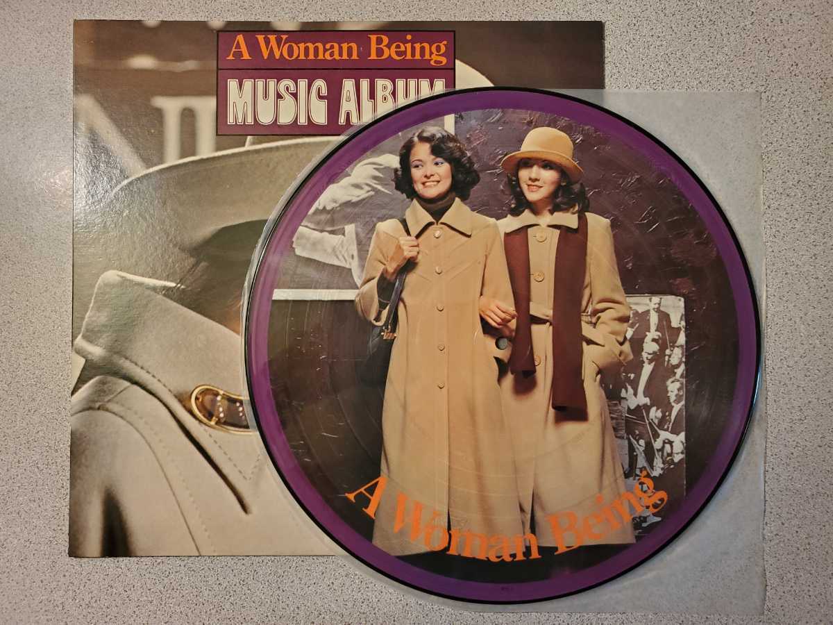 極美品!V.A/A WOMAN BEING~彼女は明日をみつめる~ 企業モノ オンワード樫山 非売品 ノベルティグッズ ピクチャーディスク LP 拍卖