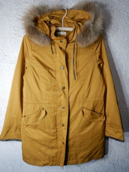 to7520 SIMPLE LIFE シンプル ライフ レディース ジップ+スナップボタン マウンテン パーカー ジャケット コート フード脱着可拍卖