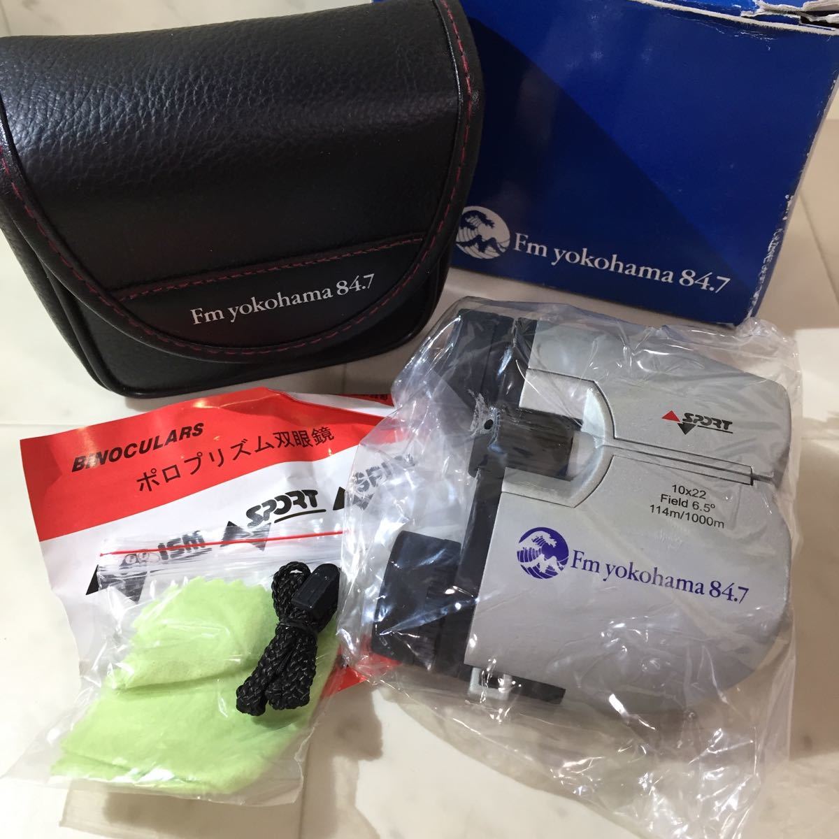 refle レア商品Fm yokohama 84.7 ポロプリズム双眼鏡 10×22 中古品拍卖