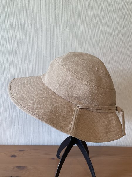 A サンマイルドハット A レディース・婦人用 つば広ハット ベージュ色 サイズ57cm〜59cm キャップ 帽子 拍卖
