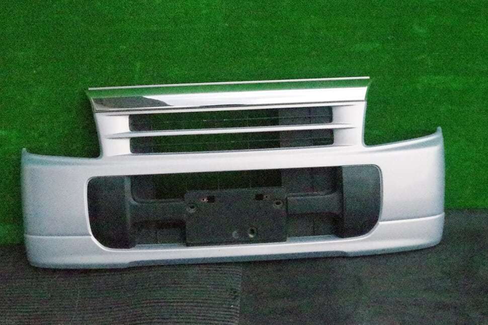 ホンダ バモス HM1 フロントバンパー (シルバー)拍卖