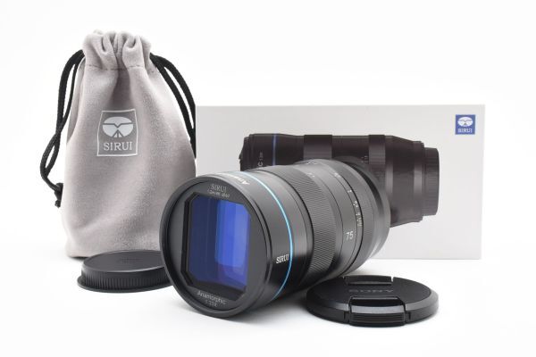 ★極上品★ SIRUI シルイ 75mm F1.8 Anamorphic 【LEICA ライカ Lマウント】 元箱他付属品多数! #02982a拍卖
