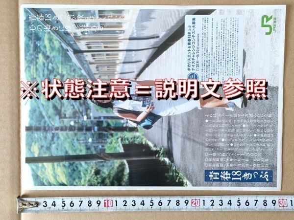 鉄道 チラシ JR北海道 青春18きっぷ 平成7年夏 旭川駅印(裏面 青函トンネル 竜飛海底駅・吉岡海底駅見学コース案内)拍卖