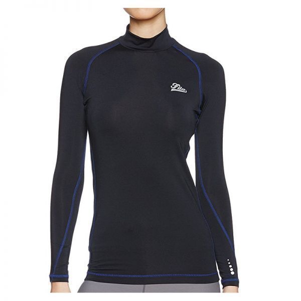 FILA フィラ マルチコンプレッション ハイネックロングスリーブシャツ NV レディース Lサイズ 445406 RUNNING(17)拍卖