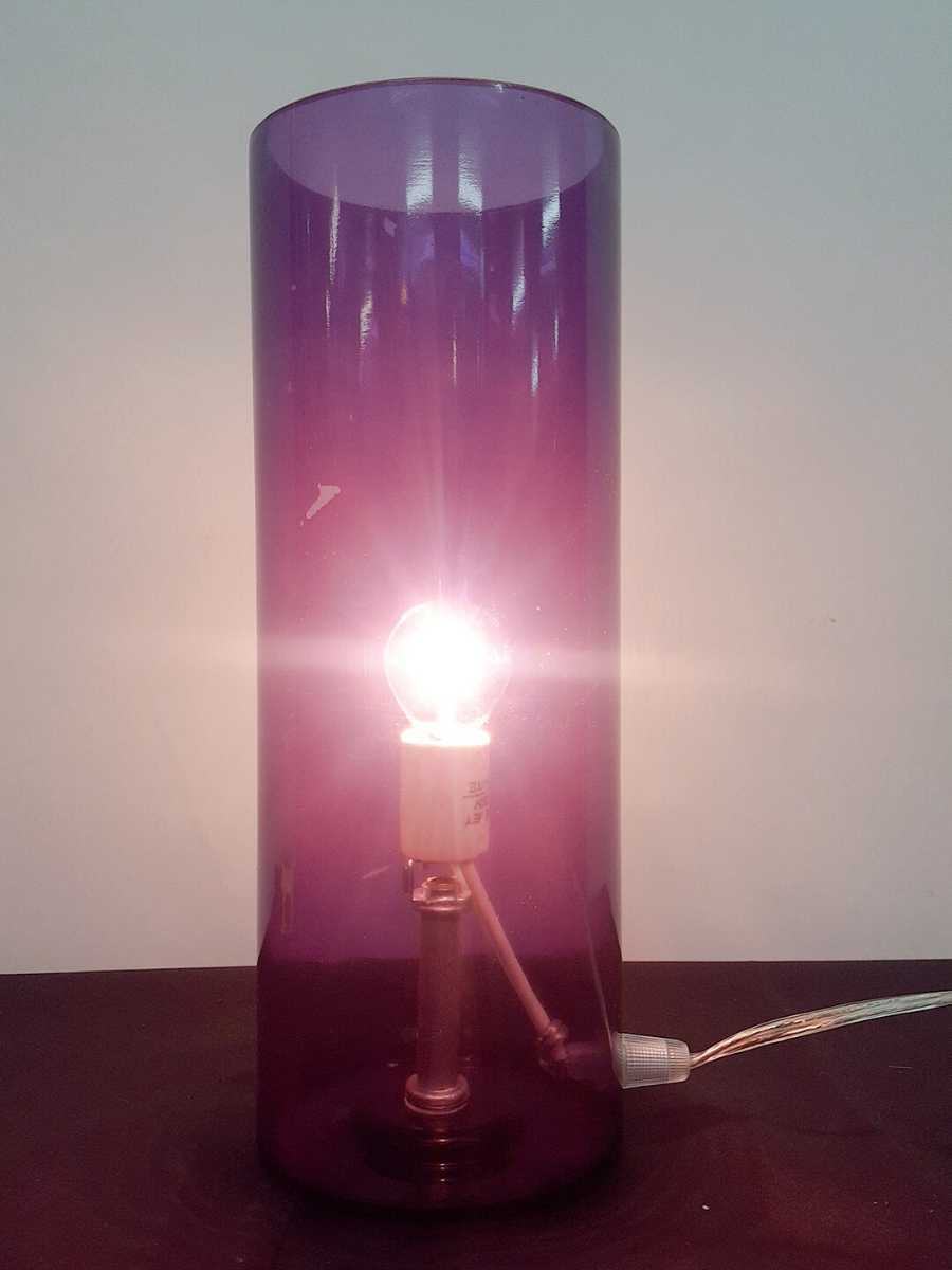 テーブルランプ ライト 照明 パープル 紫 ※プラスチック製※複数あり拍卖