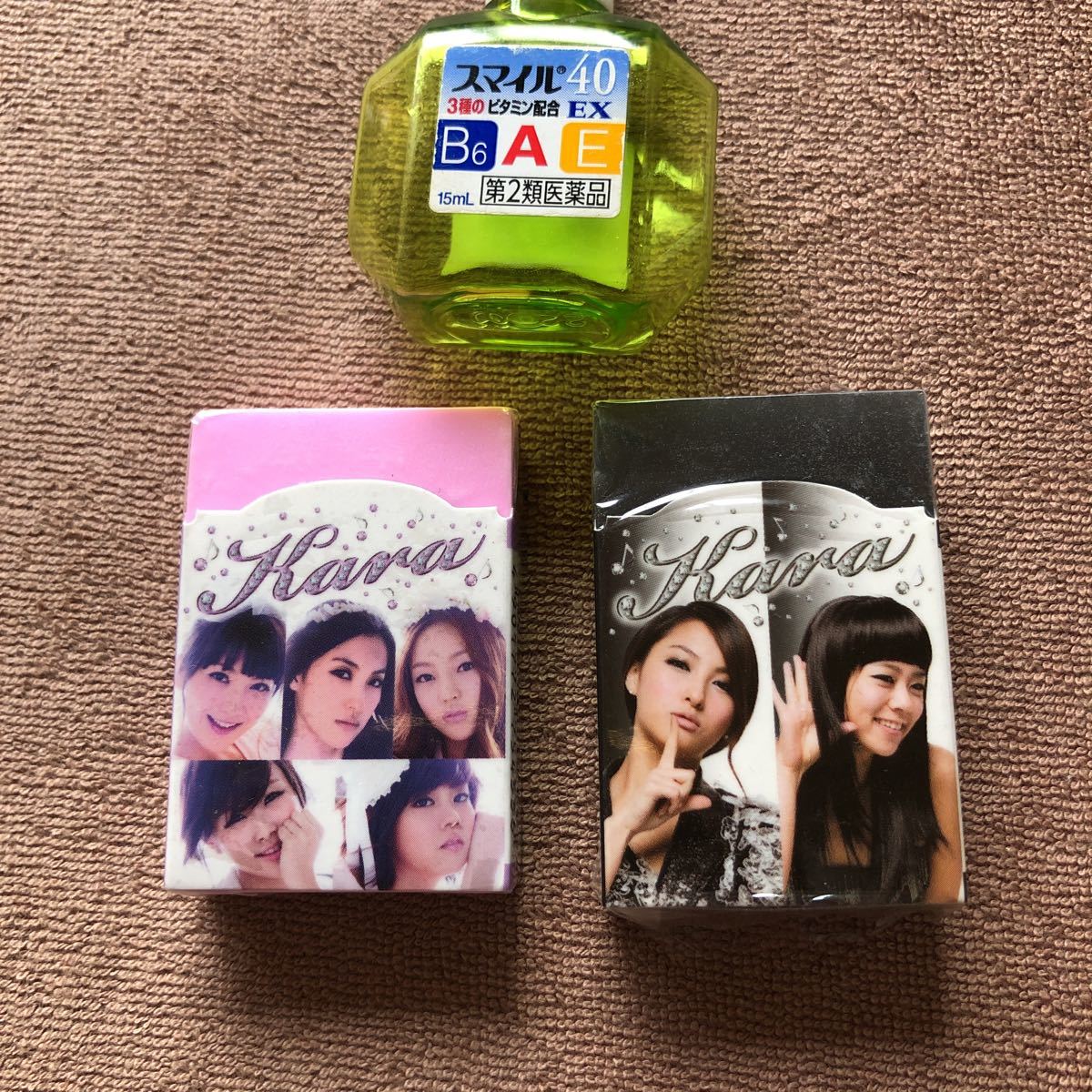 即決 送料無料 新品 多く在庫あり KARA 消しゴム 2種セット拍卖